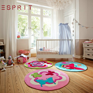 ESPRIT儿童房圆形地毯卡通地毯床前毯 卧室地毯