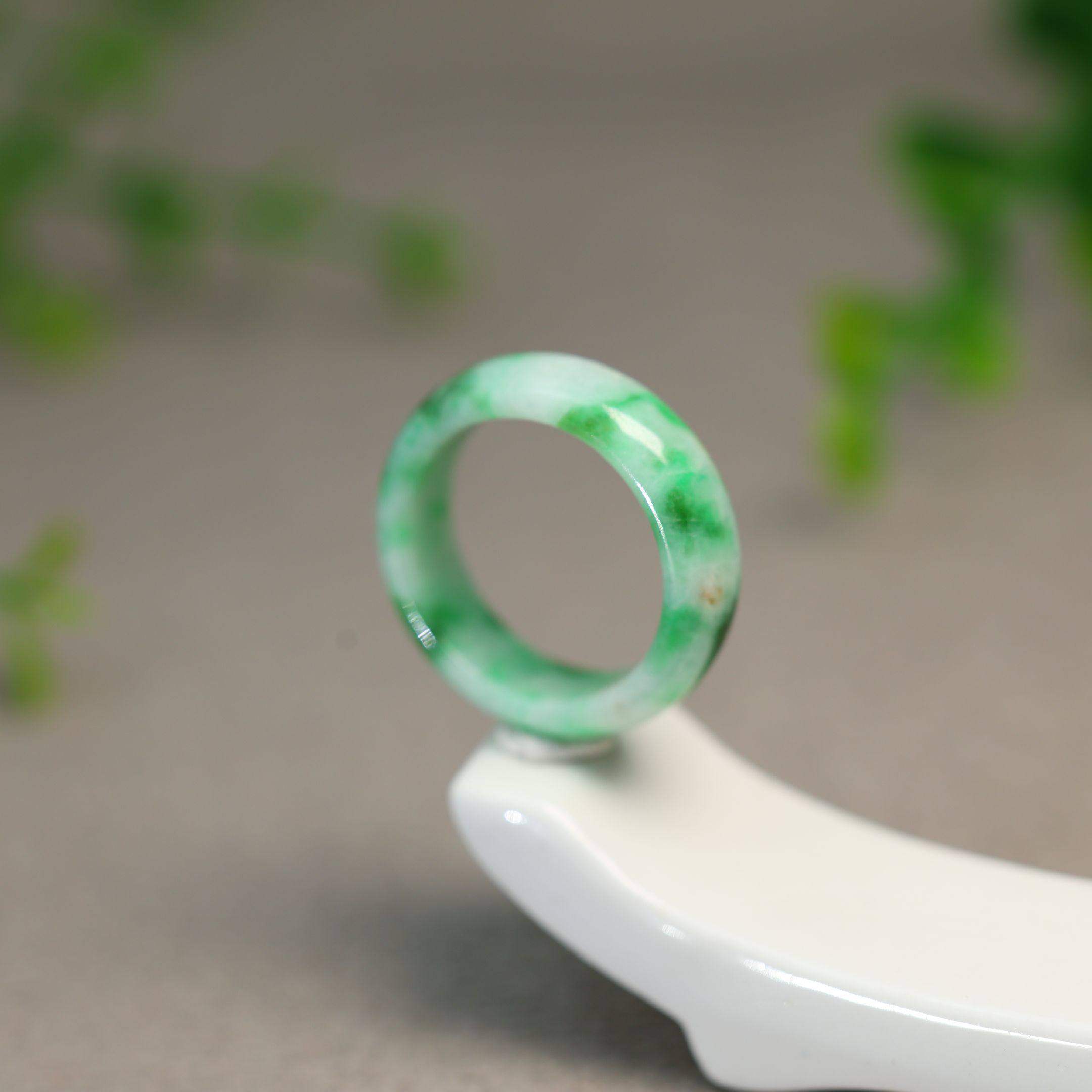 #D142飘辣绿缅甸天然A货翡翠戒指指环,珠宝/钻石/翡翠,戒指/指环,淘宝优惠券,粉丝福利购,淘宝优惠卷