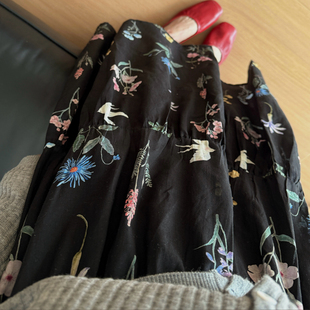 定染精纺高支薄棉A字显瘦蛋糕半身裙 新款 小菲家 2025夏季