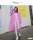 厂家直销外贸 PEVA可重复使用高质量雨衣安全无害