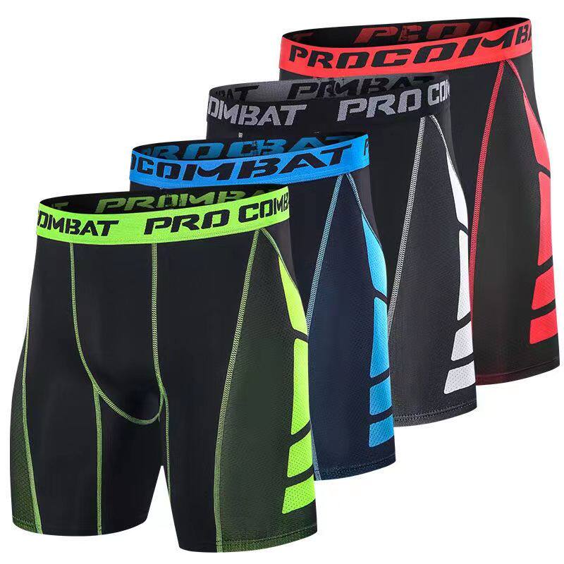 运动训练速干紧身五分压缩短裤男户外跑步打底篮球跨栏健身短裤夏