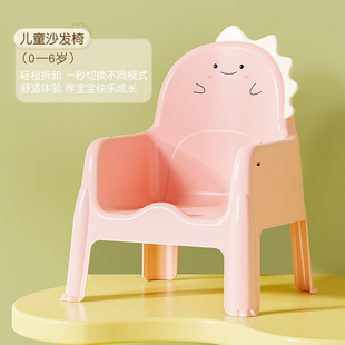 卡通加厚儿童椅子幼儿园靠背坐椅宝宝塑料餐椅小孩家用防滑小凳子