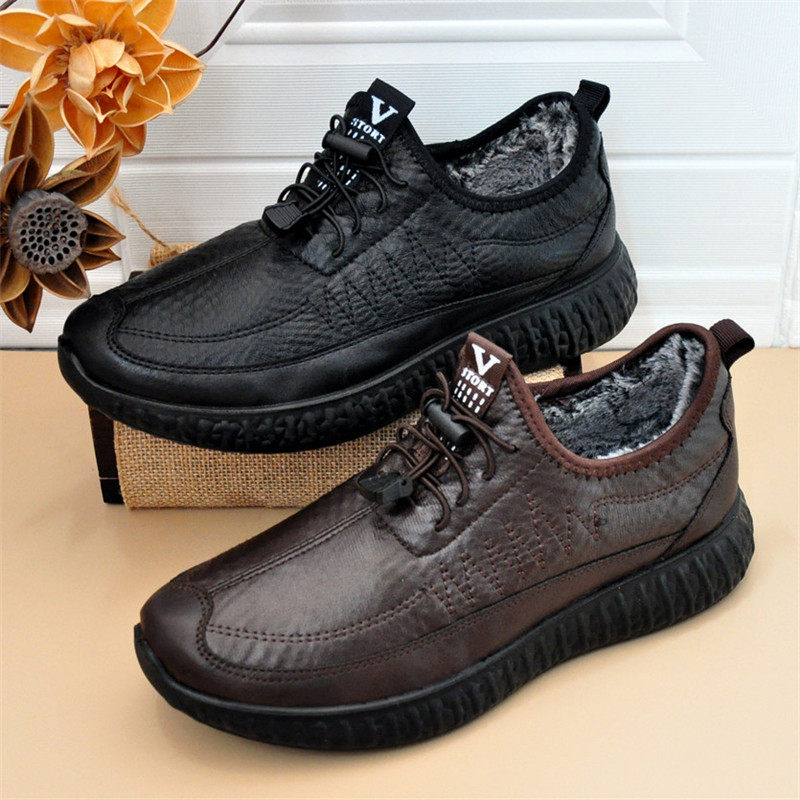 男鞋冬季加绒防水情侣款老北京布鞋男士棉鞋大码46保暖爸爸鞋黑色,流行男鞋,布鞋,淘宝优惠券,粉丝福利购,淘宝优惠卷