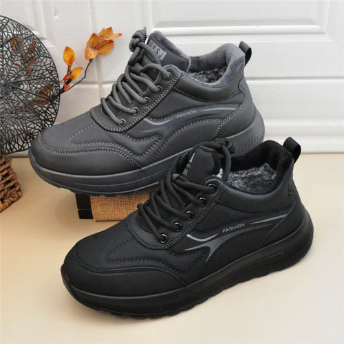 老北京冬季健步棉鞋男士厚绒