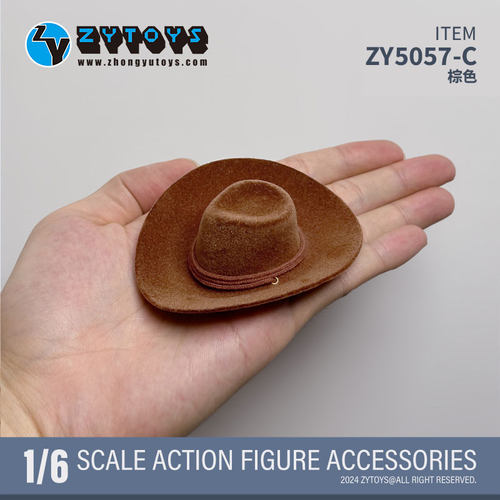 ZYTOYS牛仔1/6帽子手办西部牛仔