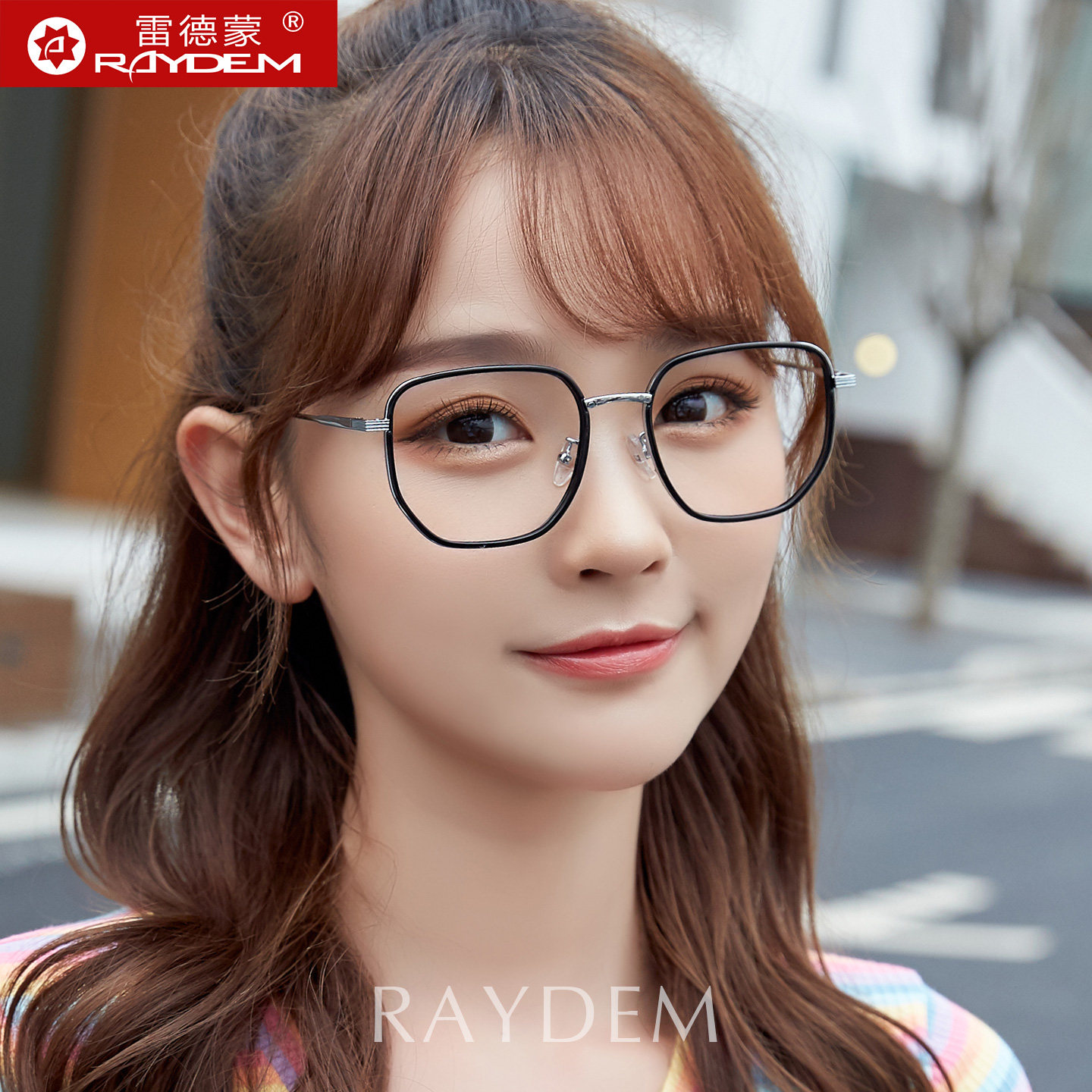 防蓝光辐射眼镜男韩版时尚电脑近视镜女可配度数镜架复古潮流眼睛