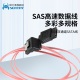 硕力泰SATA3硬盘数据线SAS线6Gb双通道高速数据线硬盘光驱连接线