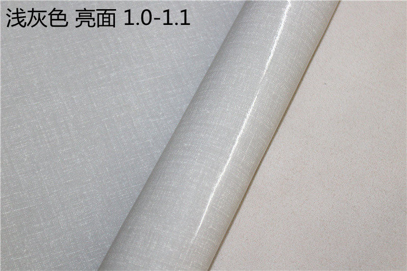 特价进口库存漆皮 浅灰色光面 真皮头层牛皮 手工diy练手皮料皮具