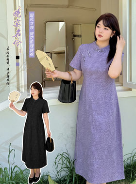 不显肚子新国风改良版日常礼服裙