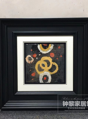 实木油画框丙烯装裱外框定制