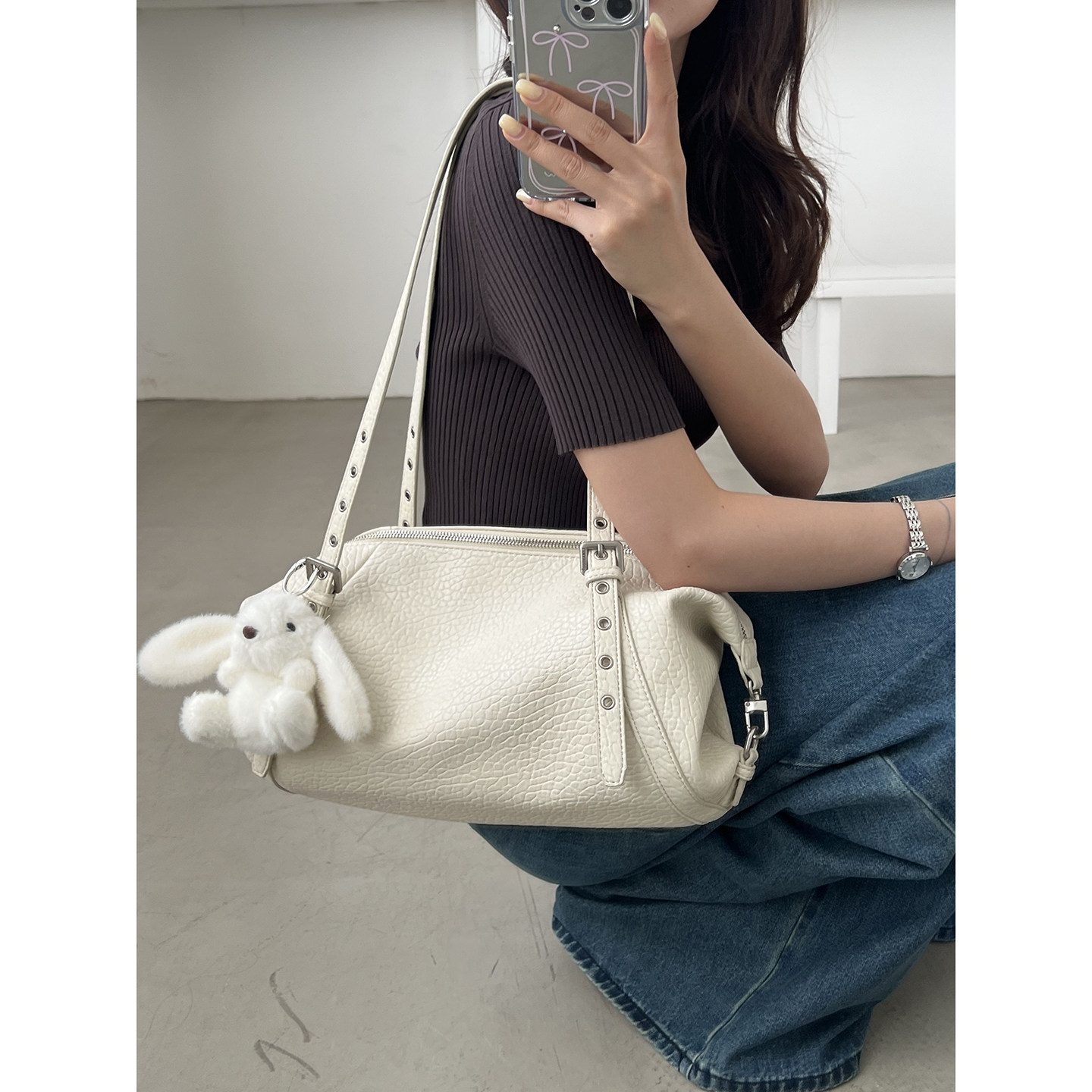 小众设计感包包百搭通勤大容量腋下包韩系单肩大包真皮2026新款