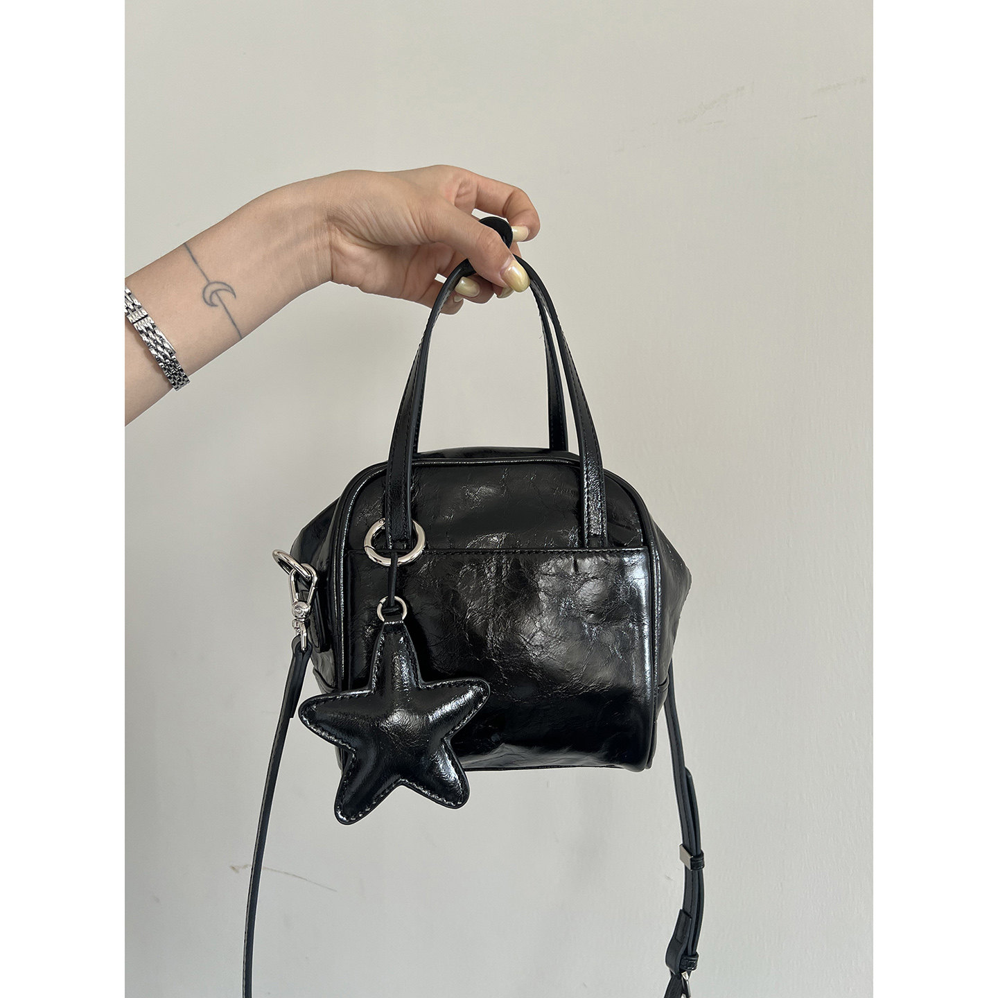 复古油蜡皮吐司包2026新款真皮手提包百搭头层牛皮单肩斜挎小包女