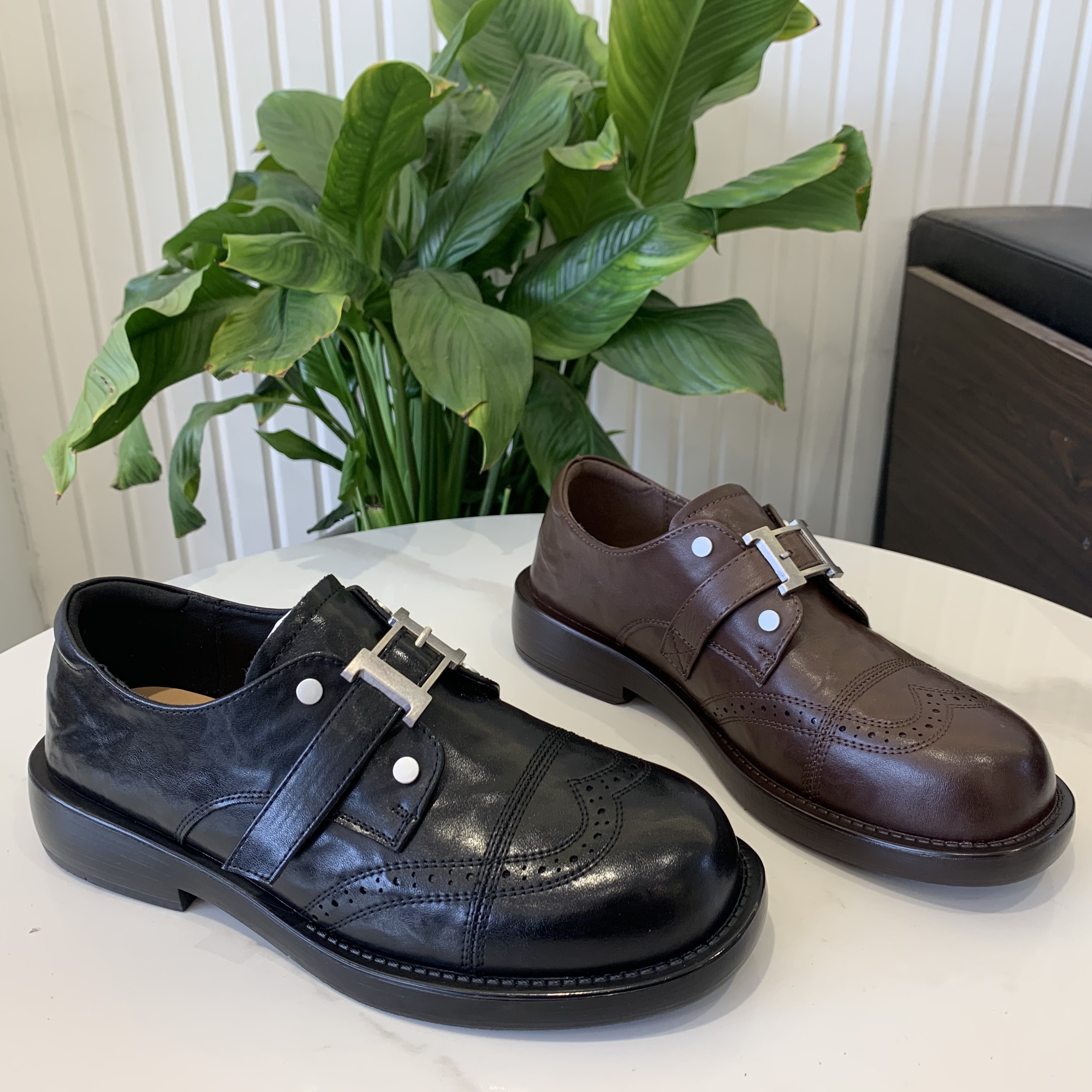 真皮低跟松弛感软底乐福鞋女2026春季新款圆头英伦风小皮鞋女单鞋,女鞋,牛津鞋/布洛克鞋/德比鞋,淘宝优惠券,粉丝福利购,淘宝优惠卷