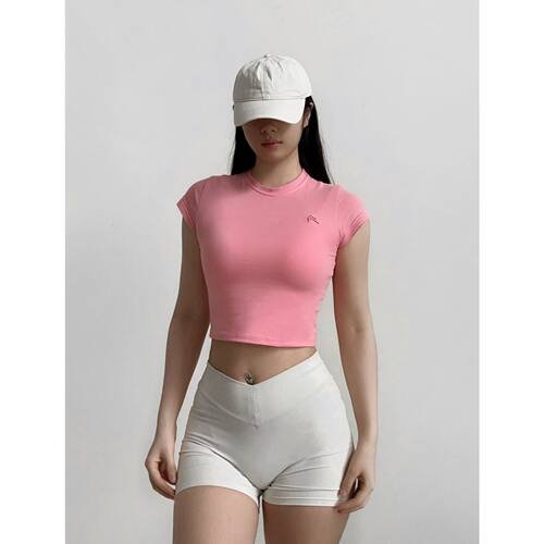 ONERACTIVE欧美瑜伽T恤女高弹显瘦舒适健身上衣运动短袖T恤女