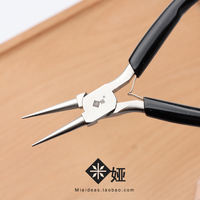 Mia brand jewelry handcrafted pliers set, jewelry pliers, pointed-nose and round-nose pliers, DIY rope weaving and beading tools thumbnail 2