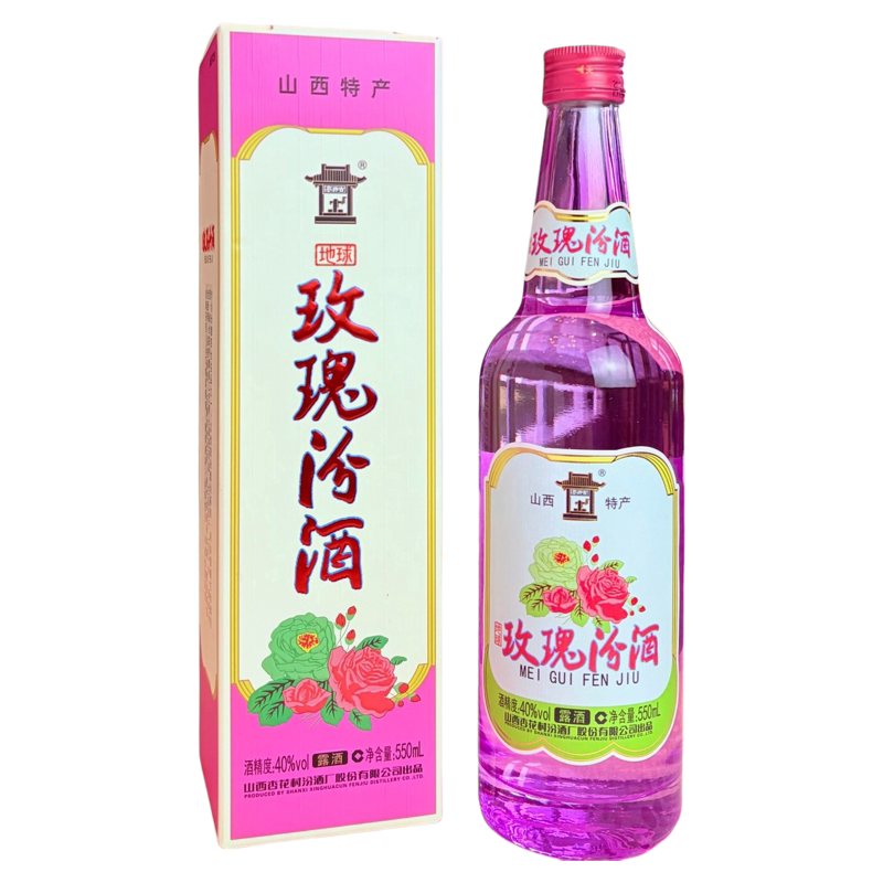 40度地球玫瑰汾酒550ml*1盒装