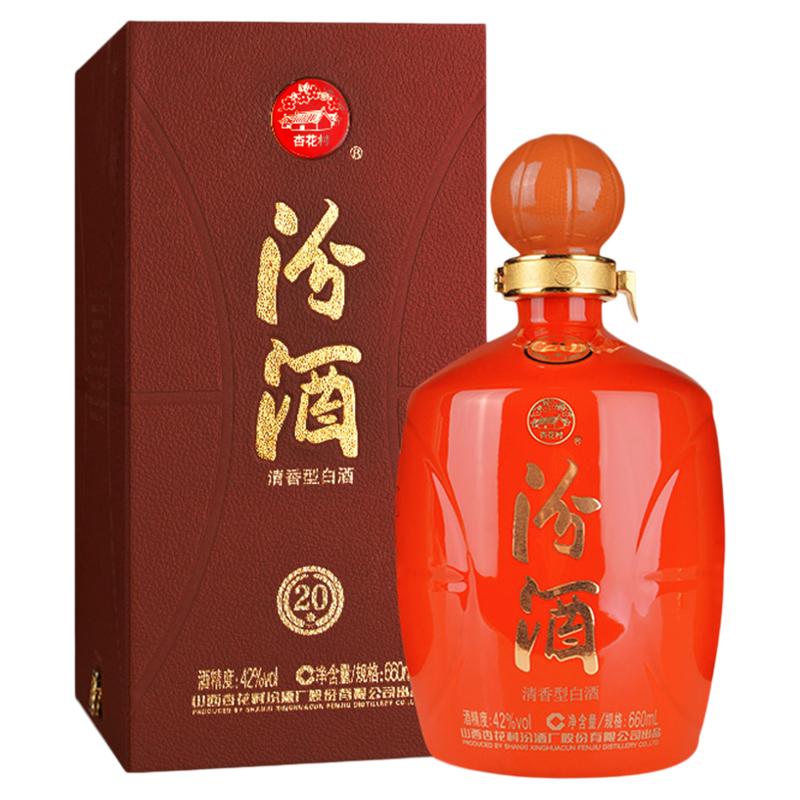 汾酒42度660ml*1篮球汾白酒