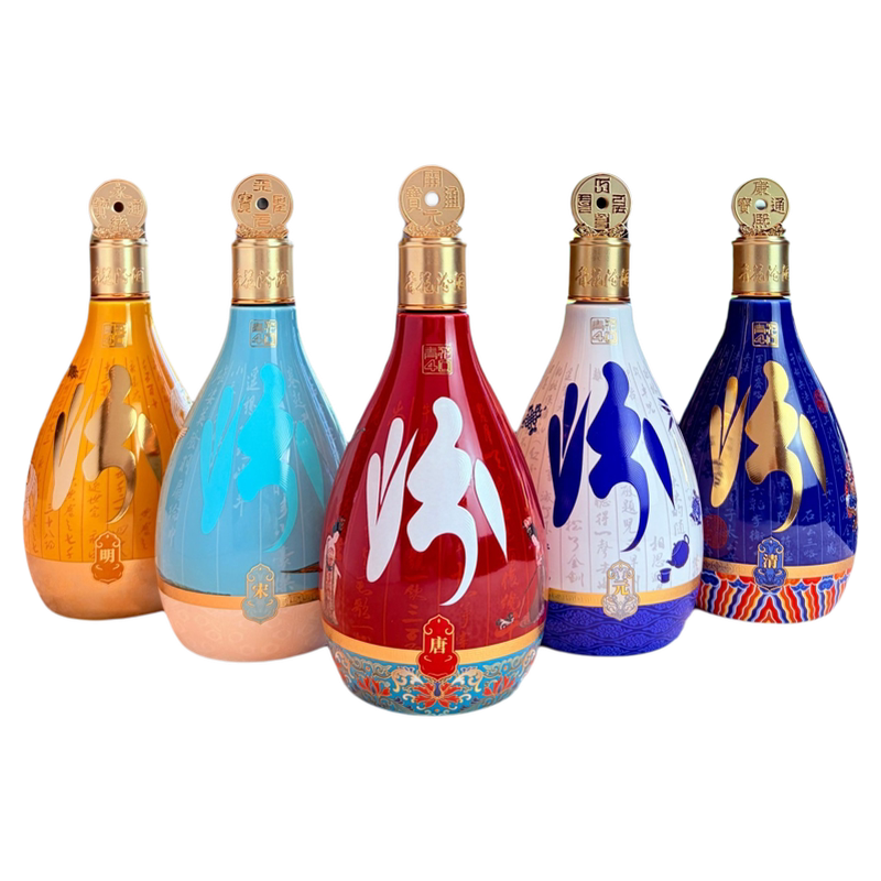 55度青花40唐宋元明清375ml*5瓶