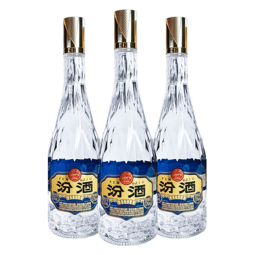 53度汾享世界水晶汾500ml*3瓶