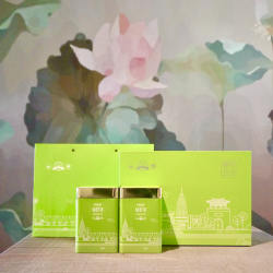 採荷世家雄安新区白洋淀特产荷叶茶雄安拾光主题包装 70克/罐*2