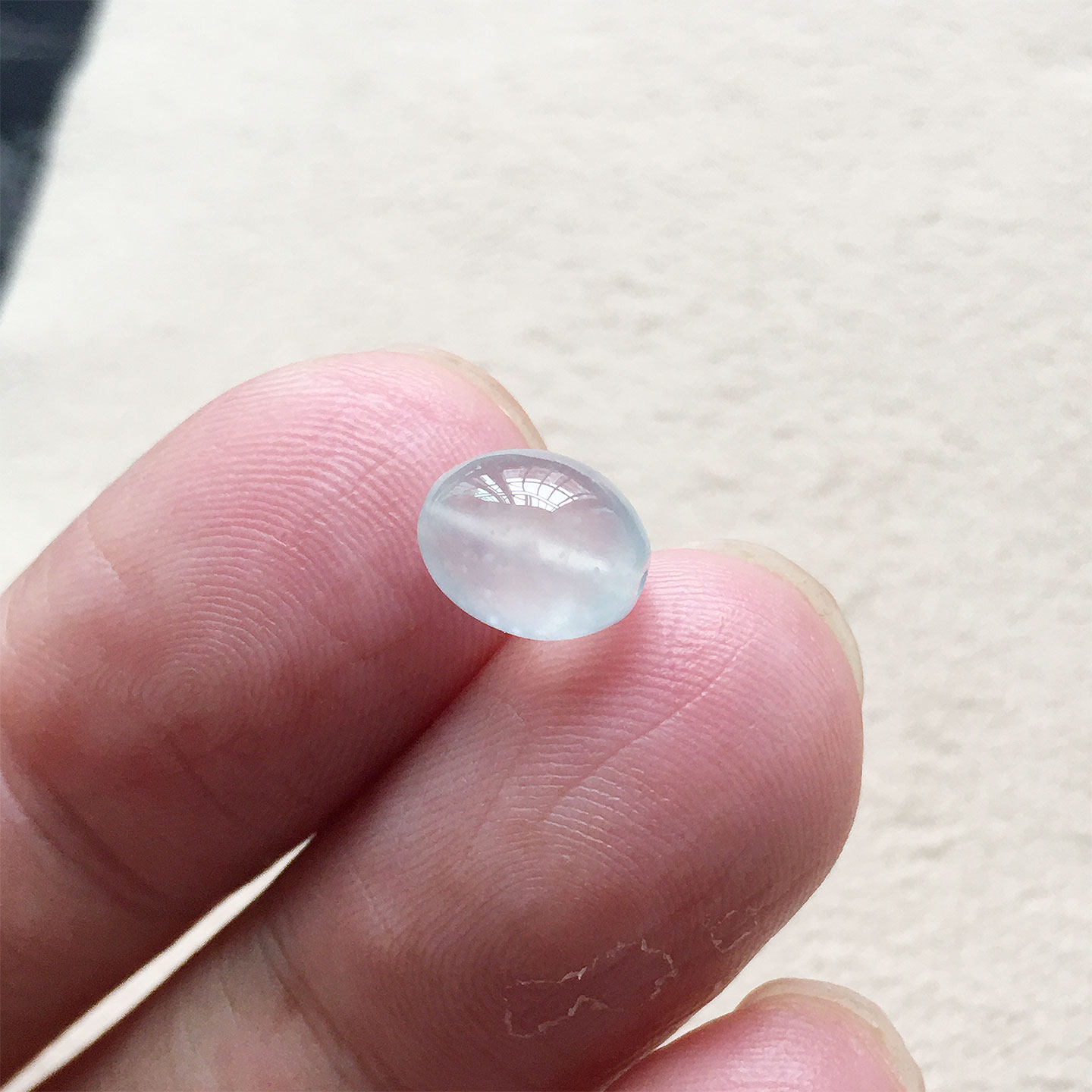 高冰种纯净起光玉路路通吊坠配珠