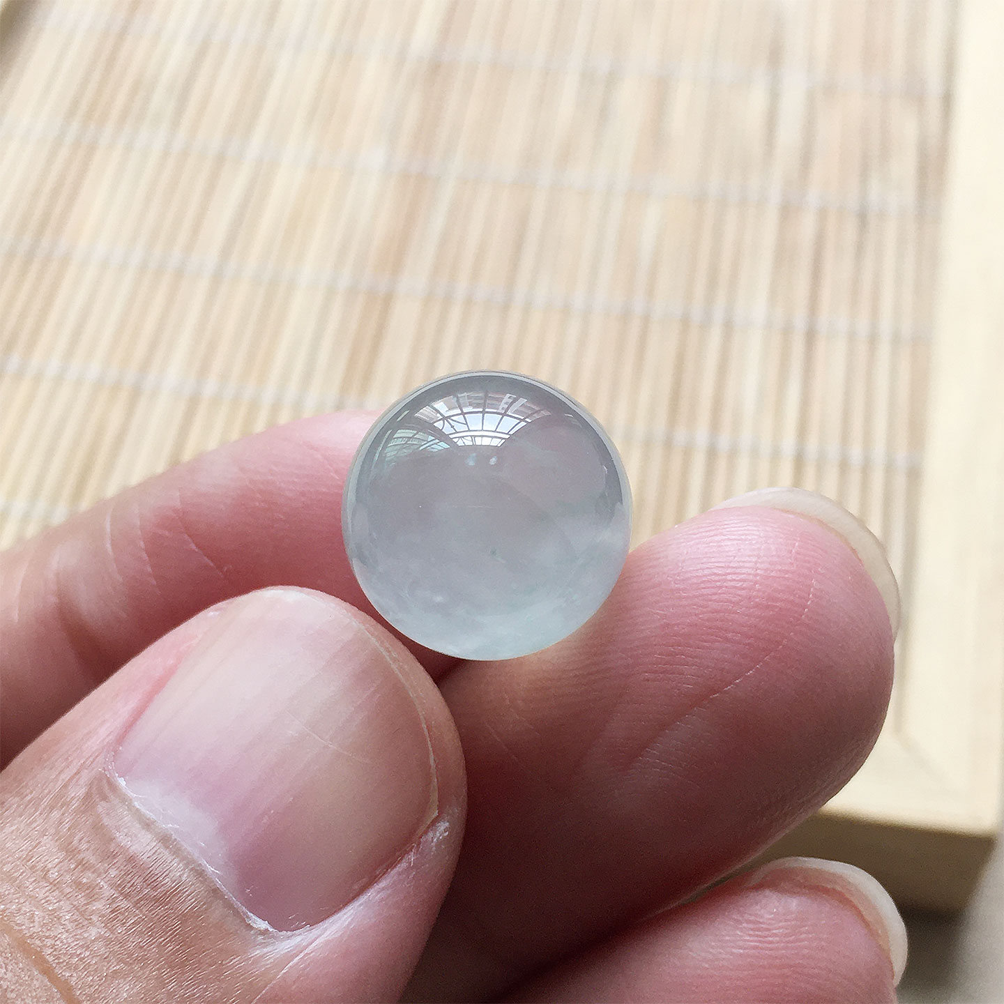老种a货冰透润手串配珠