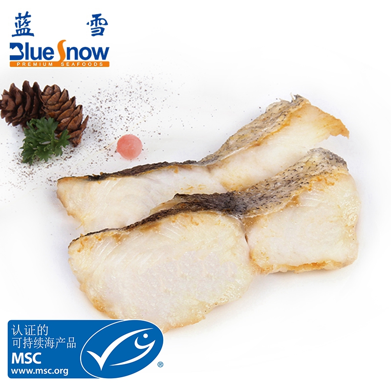 【蓝雪】msc新西兰进口海鲜冷冻水产 美露鳕鱼柳 250g×3