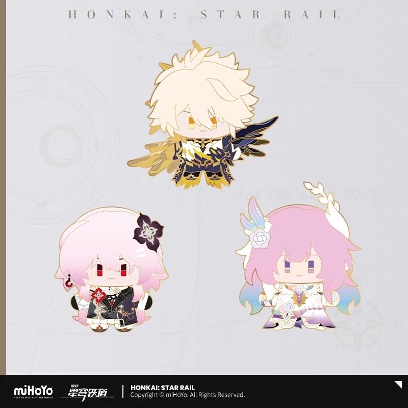 星穹铁道Q版金属徽章卡厄斯兰那