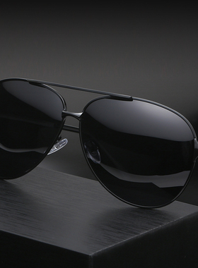 钓鱼太阳镜男 开车偏光蛤蟆镜司机驾驶镜时尚飞行员防紫外线墨镜