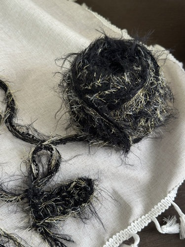 手混线【黑石】围巾线diy围脖钩织帽子秋冬季送女友闺蜜毛线