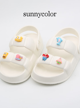 sunnycolor可爱时尚一字拖凉鞋