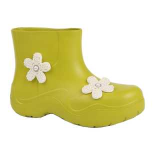 果冻雨靴女时尚外穿阿希哥mona同款防水马丁靴切尔西短靴子女雨鞋