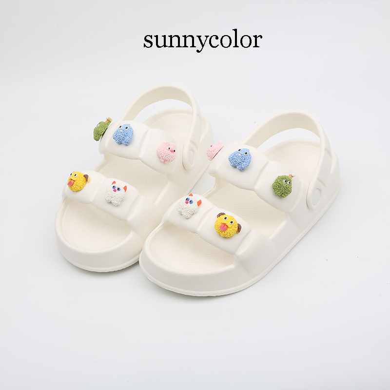 sunnycolor可爱时尚一字拖凉鞋