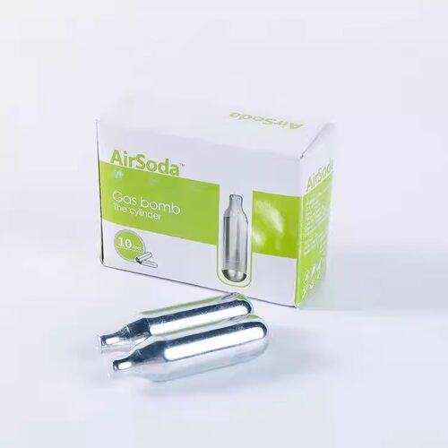 气泡水机苏打水食用二氧化碳气瓶CO2加强型8g小钢瓶汽水蛋气泡弹