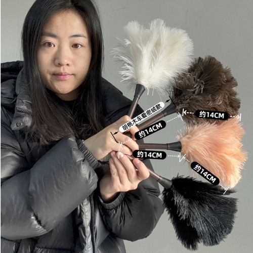 鸵鸟毛掸子防静电过年大扫除神器