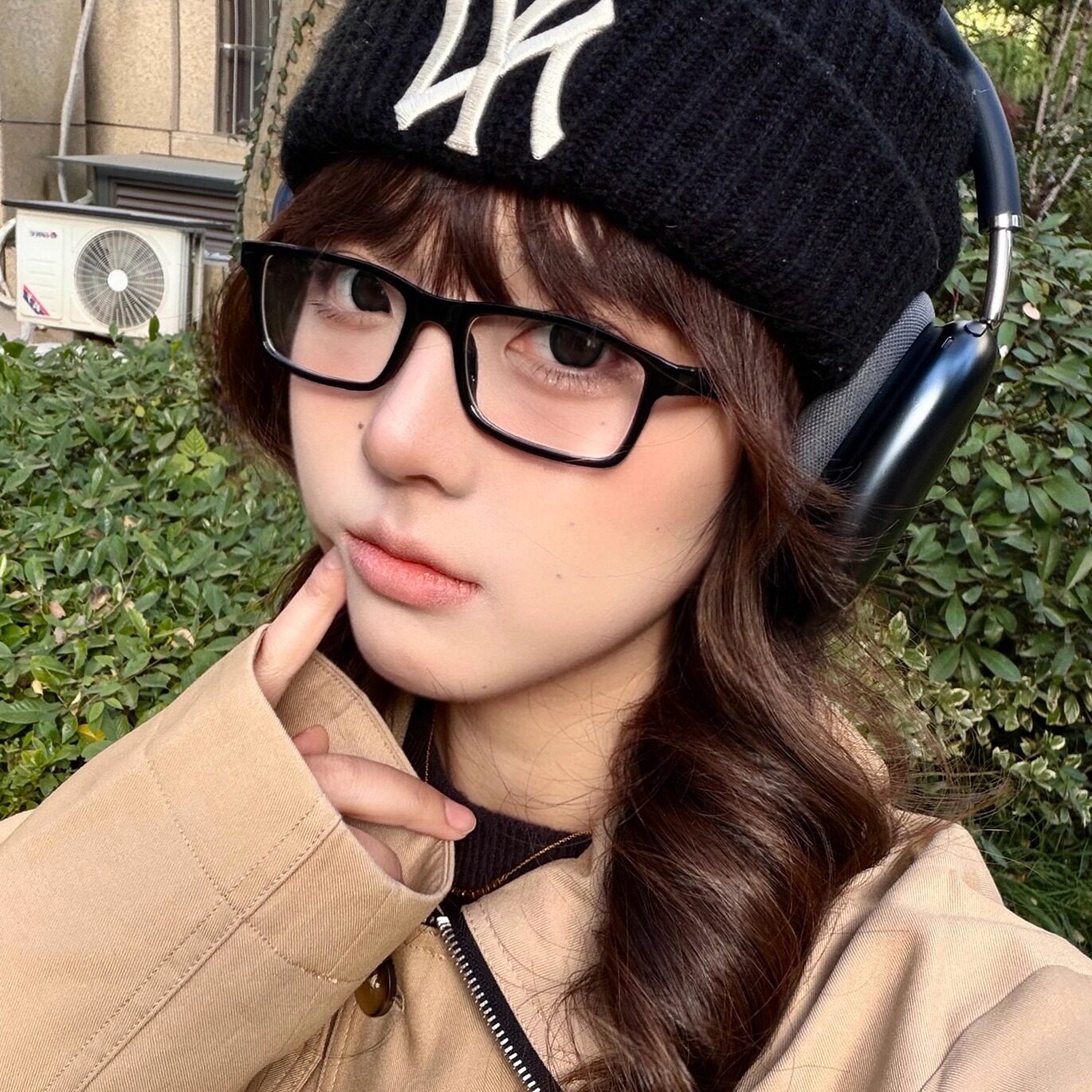 复古Y2K小方形简约黑框眼镜素颜神器学生cos二次元防蓝光可配近视