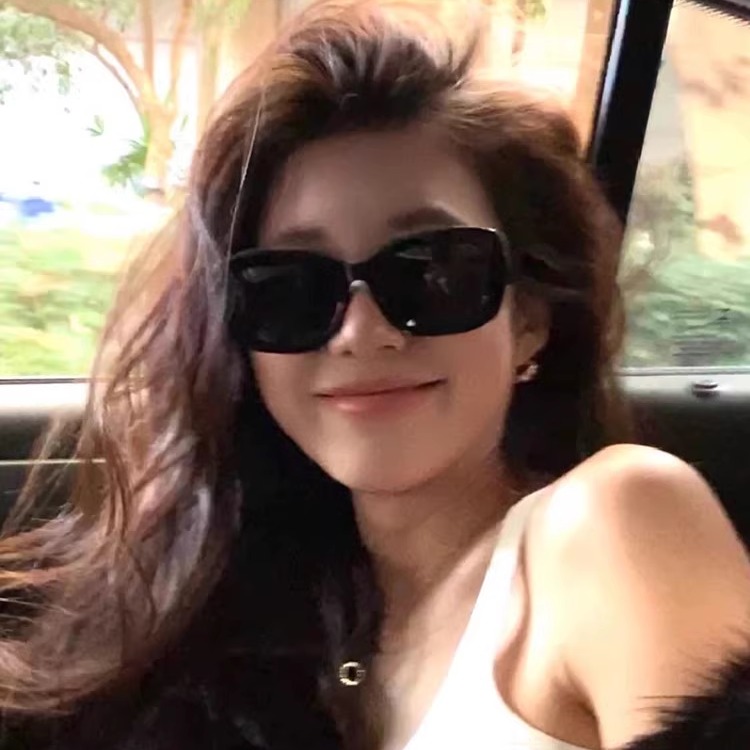 韩版气质黑色遮阳墨镜女潮圆脸大框高级感街拍网红防晒太阳眼镜男
