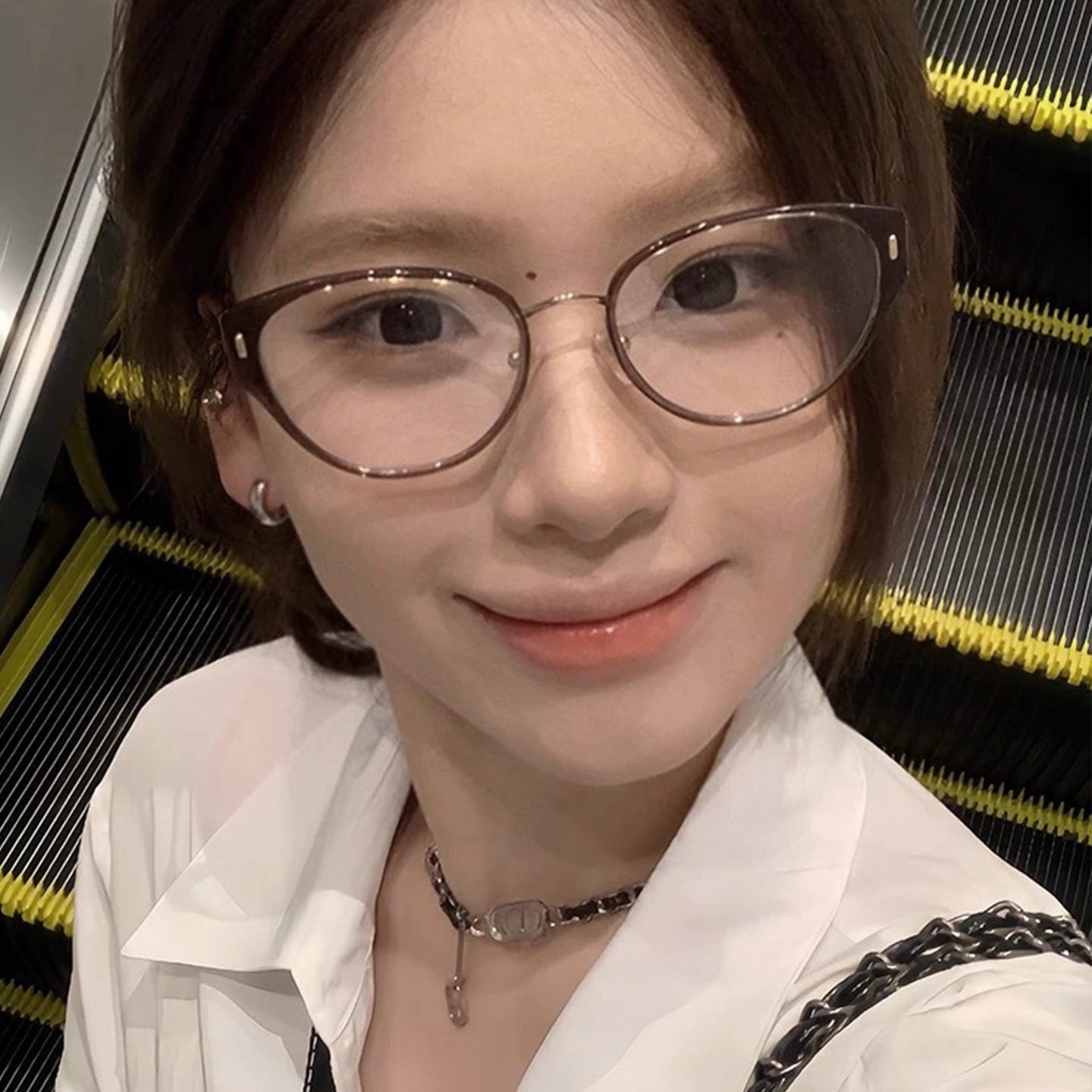 2025新款韩系冷棕色猫眼眼镜女复古摩登近视可配度数高度数防蓝光,ZIPPO/瑞士军刀/眼镜,眼镜架,淘宝优惠券,粉丝福利购,淘宝优惠卷