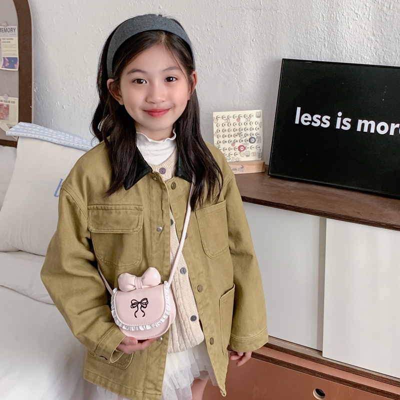 女童可爱蝴蝶结零钱包