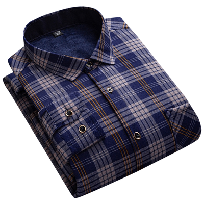 长袖爸爸装加绒加厚男装清仓捡漏