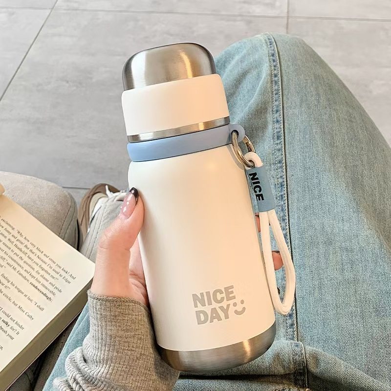 云朵小姐简约保温杯316食品级泡茶水杯学生便携不锈钢杯子带盖喝,餐饮具,保冷/保温杯,淘宝优惠券,粉丝福利购,淘宝优惠卷