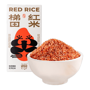 滇园红米5盒云南哈尼元阳梯田特产红米大米粗粮软米食用大米