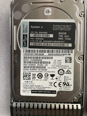 联想00WG691+00WG690+600G+10K+SAS+12G 2.5寸 服务器硬盘带架子