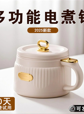 德国2025新款电煮锅一体锅多功能2到3人小型一人食陶瓷蒸煮煎炒