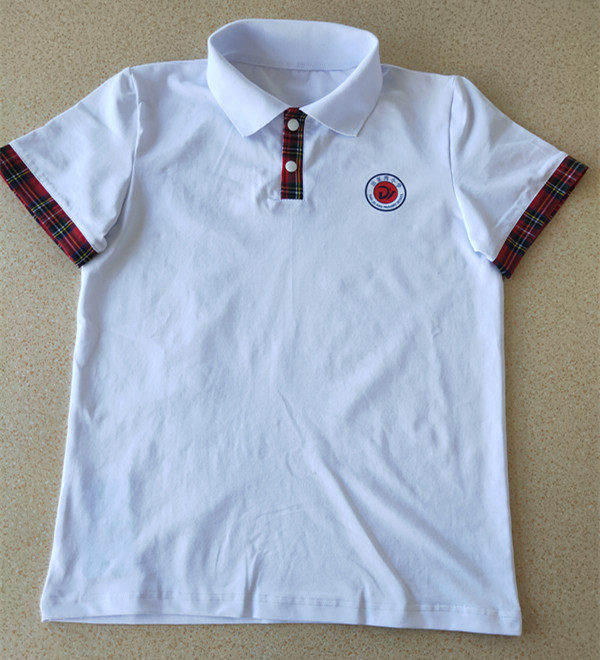 田家湾小学 夏季短袖上衣 莱卡棉面面料舒适透气校服