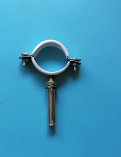 201不锈钢拉爆管码包胶管卡包胶管卡管码吊码PVC管码管夹拉爆吊码