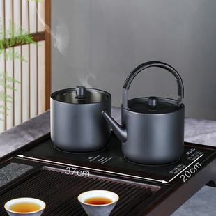 全自动底部上水电热烧水壶家用泡茶台桌嵌入一体专用恒温煮茶器炉