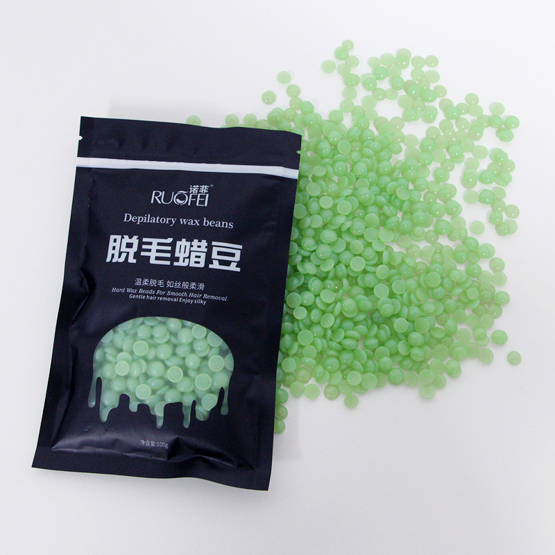 Hard Wax Beans forHairRemoval脱毛蜜蜡豆100g 蜜蜡豆免纸脱毛蜡