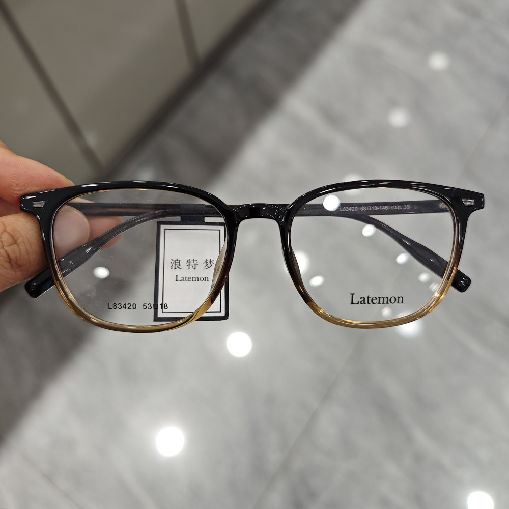 浪特梦L83420眼镜框男女时尚休闲可配散光有度数近视防蓝光眼镜架