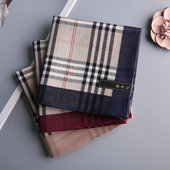 和木记巴黎纯棉手帕女士擦拭眼睛老式 手绢高端全棉38女神节礼物